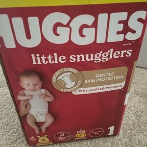 Huggies Little Snugglers Diapers - Size 1, Red